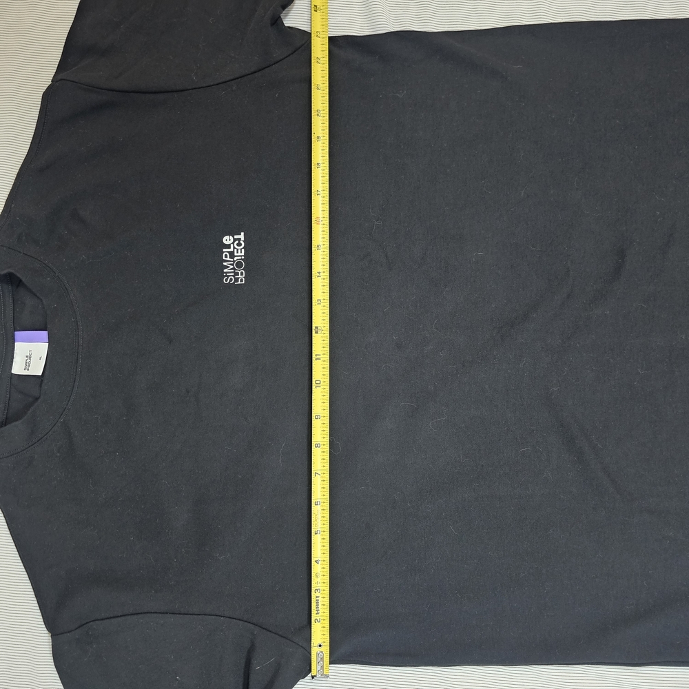 SIMPLE PROJECT Black Men's Shirt - Picture 6 of 9